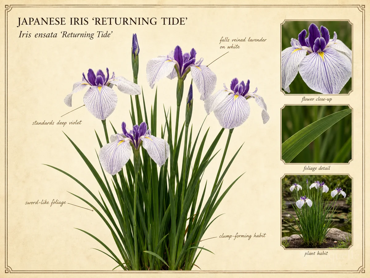 Japanese Iris 'Returning Tide'