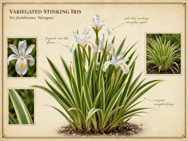 Variegated Stinking Iris