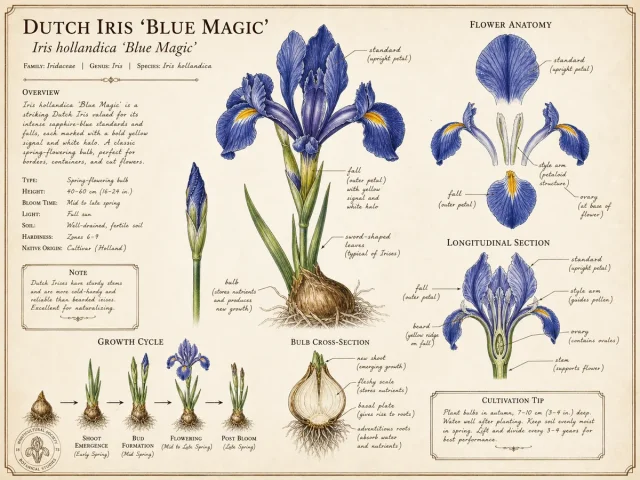 Dutch Iris 'Blue Magic'