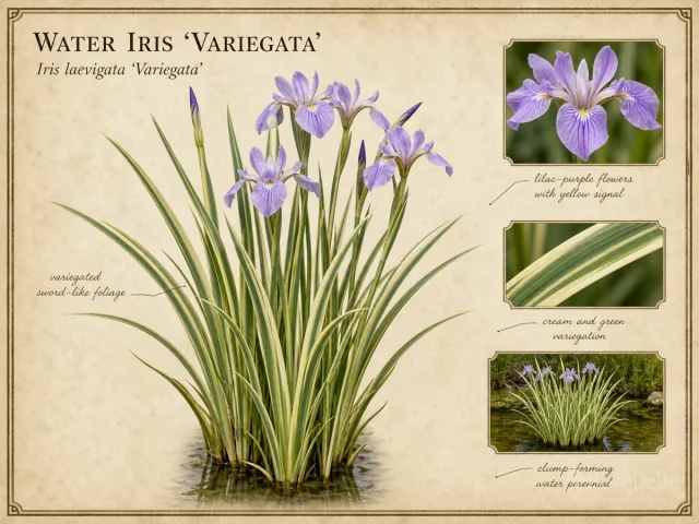 Water Iris 'Variegata'
