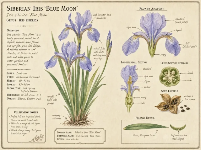 Siberian Iris 'Blue Moon'