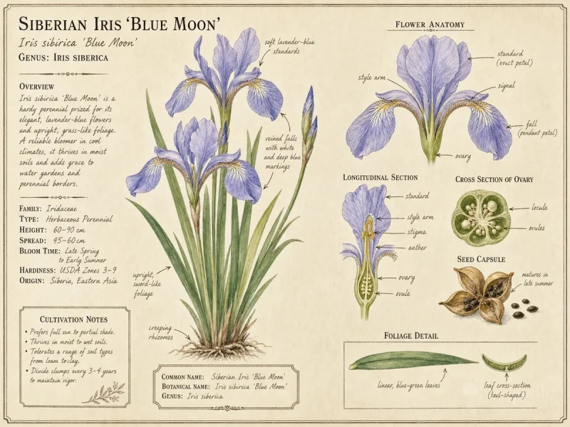 Siberian Iris 'Blue Moon'