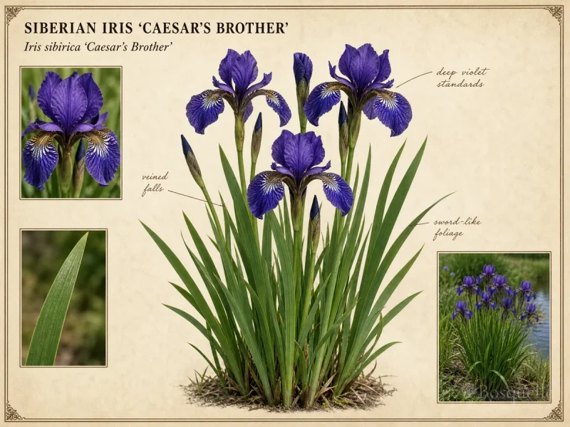 Siberian Iris 'Caesar's Brother' — Rhizome types vs bulbs