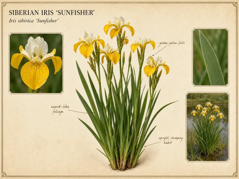 Siberian Iris 'Sunfisher'
