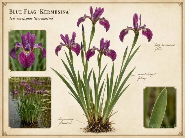Blue Flag ‘Kermesina’ (Iris versicolor ‘Kermesina’)