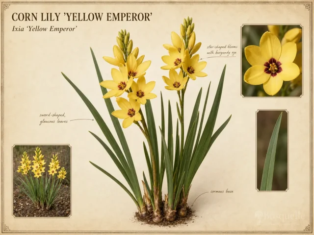 Corn Lily ‘Yellow Emperor’ (Ixia ‘Yellow Emperor’)