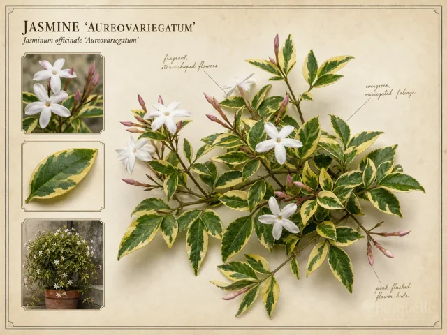 Jasmine ‘Aureovariegatum’