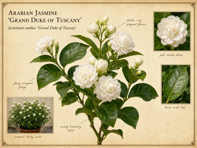 Arabian Jasmine 'Grand Duke of Tuscany'