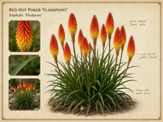 Red Hot Poker ‘Flashpoint’ (Kniphofia ‘Flashpoint’)