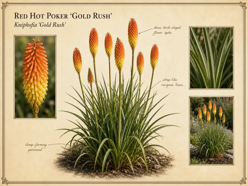 Red Hot Poker ‘Gold Rush’ (Kniphofia ‘Gold Rush’)