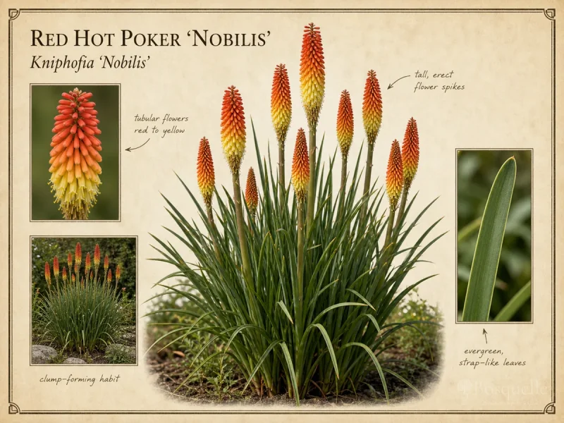 Red Hot Poker ‘Nobilis’ (Kniphofia ‘Nobilis’)