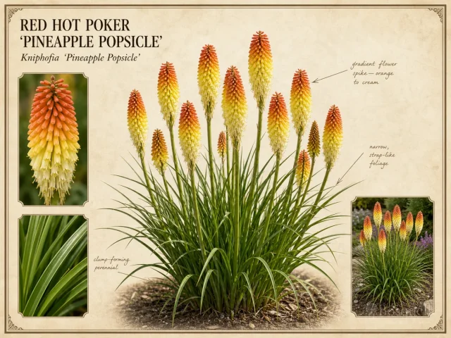 Red Hot Poker 'Pineapple Popsicle'