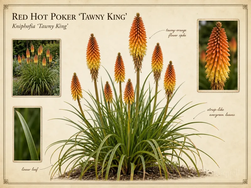 Red Hot Poker ‘Tawny King’ (Kniphofia ‘Tawny King’)