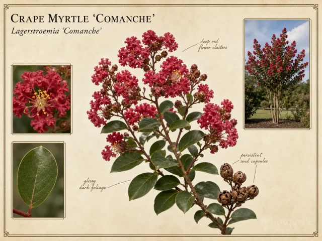 Crape Myrtle 'Comanche'