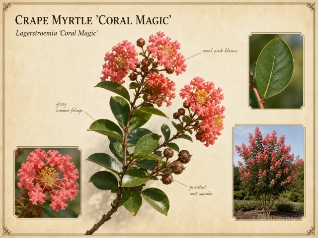 Crape Myrtle 'Coral Magic'