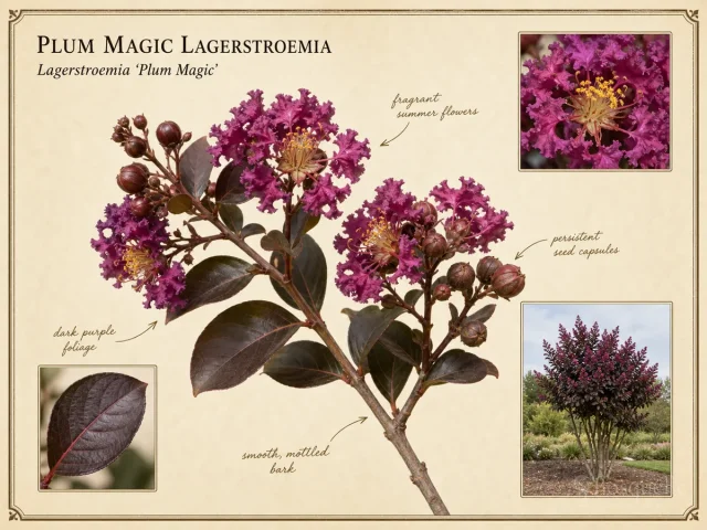 Plum Magic Lagerstroemia (Lagerstroemia ‘Plum Magic’)