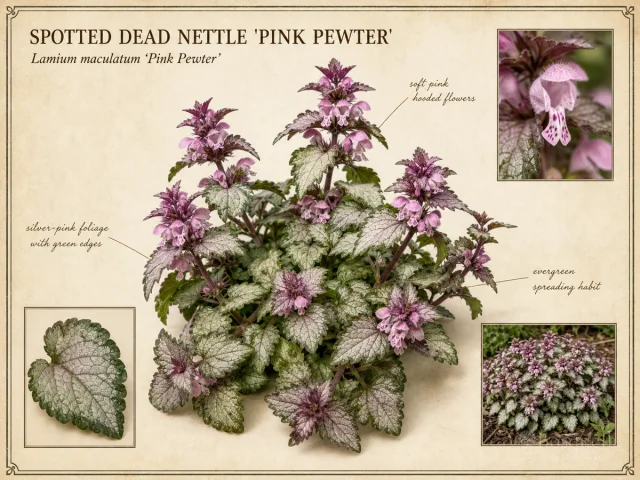 Spotted Dead Nettle ‘Pink Pewter’ (Lamium maculatum ‘Pink Pewter’)