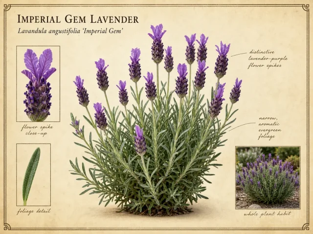 Imperial Gem Lavender (Lavandula angustifolia ‘Imperial Gem’)