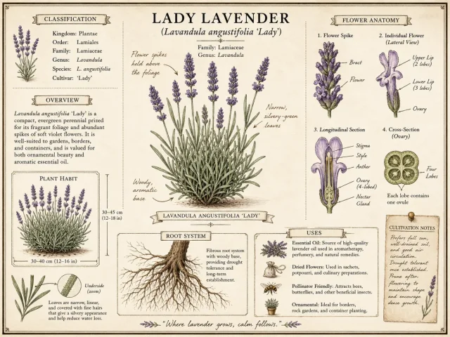 Lady Lavender (Lavandula angustifolia ‘Lady’)