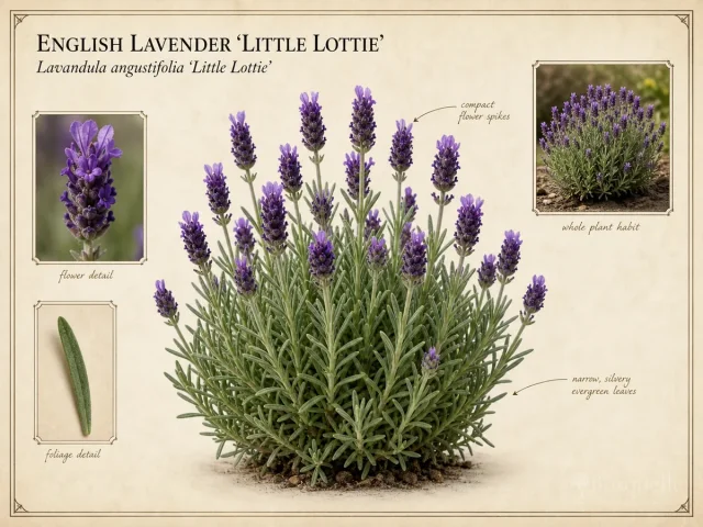 English Lavender ‘Little Lottie’ (Lavandula angustifolia ‘Little Lottie’)