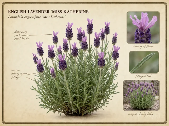 English Lavender ‘Miss Katherine’ (Lavandula angustifolia ‘Miss Katherine’)