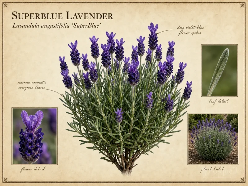 SuperBlue Lavender (Lavandula angustifolia ‘SuperBlue’)
