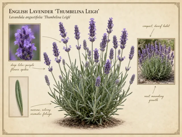 English Lavender ‘Thumbelina Leigh’ (Lavandula angustifolia ‘Thumbelina Leigh’)