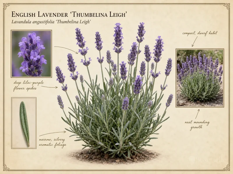 English Lavender ‘Thumbelina Leigh’ (Lavandula angustifolia ‘Thumbelina Leigh’)