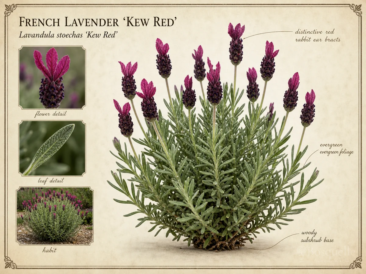 French Lavender 'Kew Red'