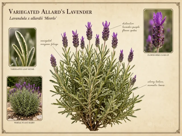 Variegated Allard's Lavender