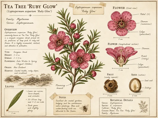 Tea Tree 'Ruby Glow'