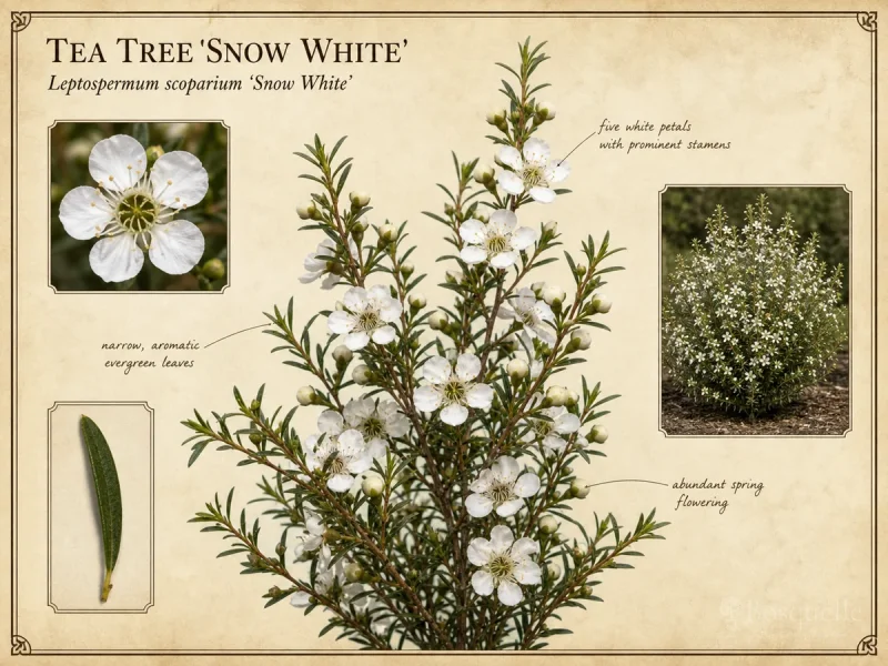 Tea Tree ‘Snow White’ (Leptospermum scoparium ‘Snow White’)
