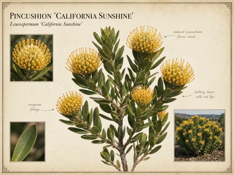 Pincushion ‘California Sunshine’ (Leucospermum ‘California Sunshine’)