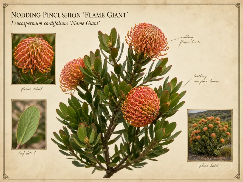 Nodding Pincushion 'Flame Giant'