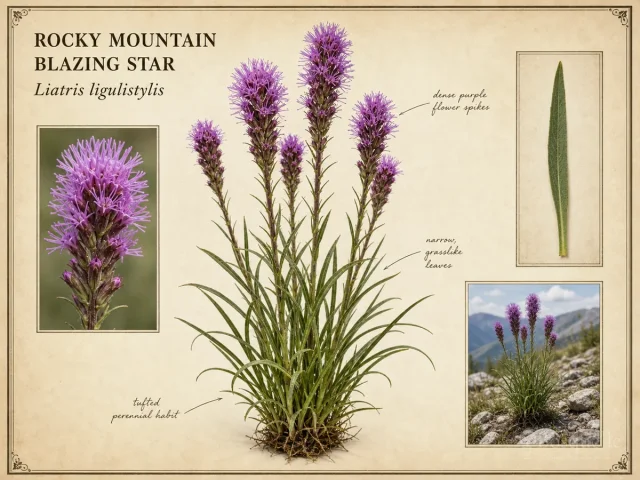 Rocky Mountain Blazing Star (Liatris ligulistylis)