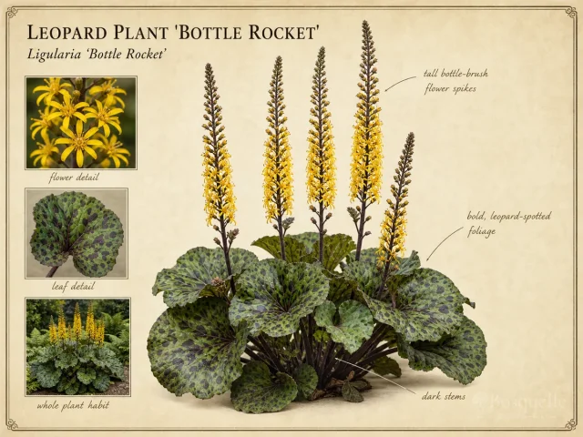 Leopard Plant ‘Bottle Rocket’ (Ligularia ‘Bottle Rocket’)