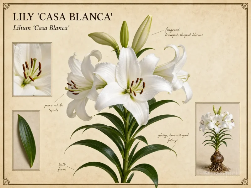 Lily ‘Casa Blanca’ (Lilium ‘Casa Blanca’)
