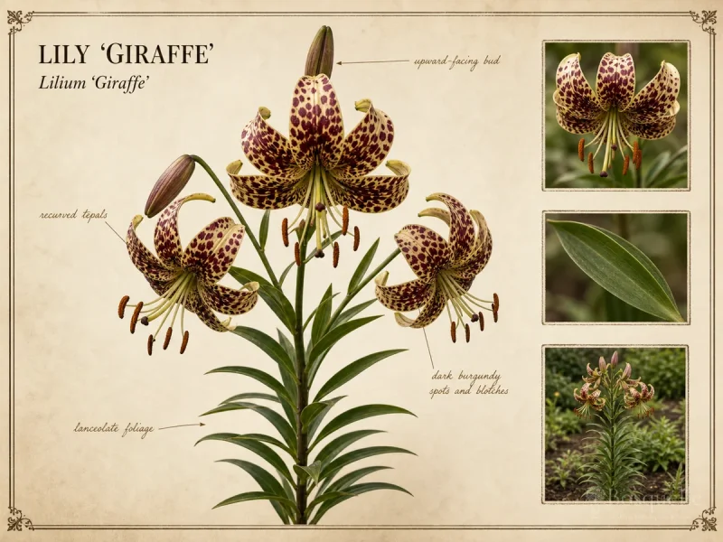 Lily ‘Giraffe’ (Lilium ‘Giraffe’)