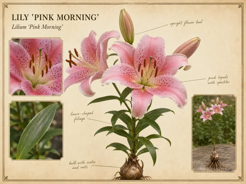 Lily ‘Pink Morning’ (Lilium ‘Pink Morning’)