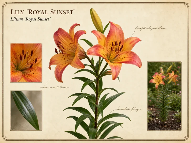 Lily 'Royal Sunset'
