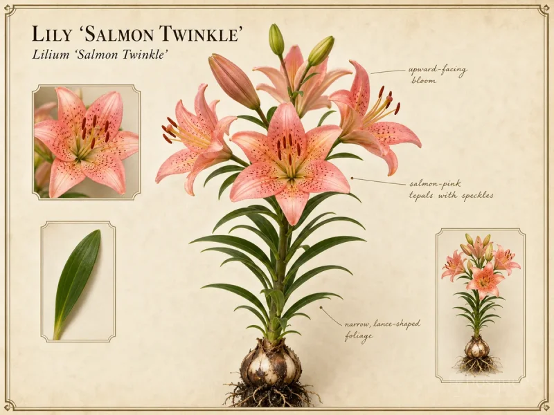 Lily 'Salmon Twinkle'