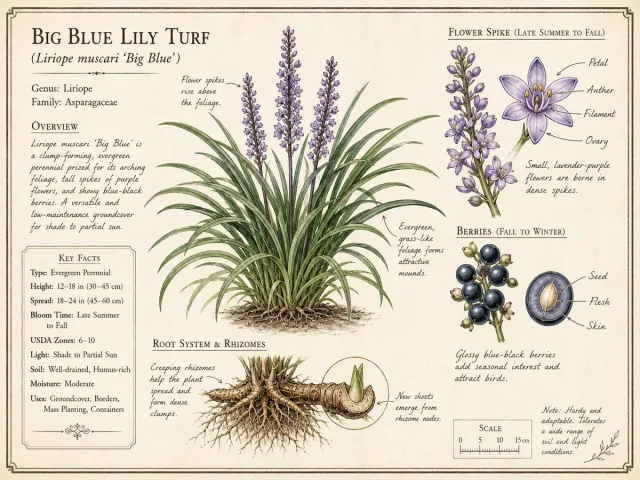 Big Blue Lily Turf