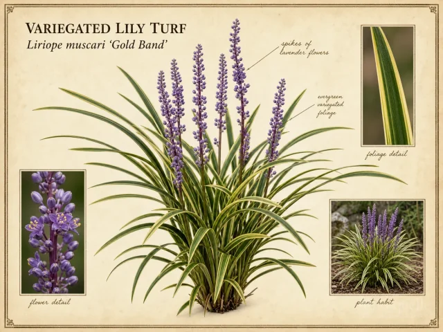 Variegated Lily Turf