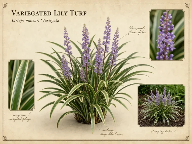 Variegated Lily Turf