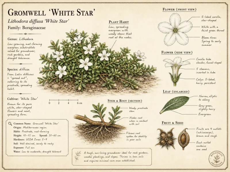 Gromwell 'White Star'