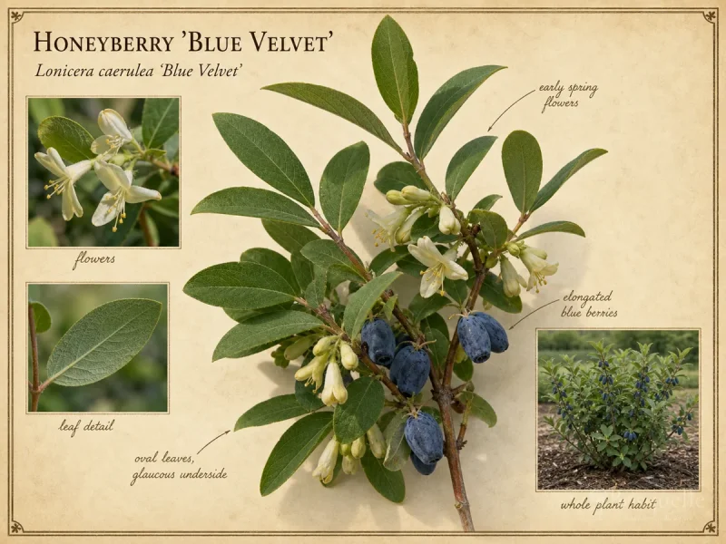 Honeyberry 'Blue Velvet'