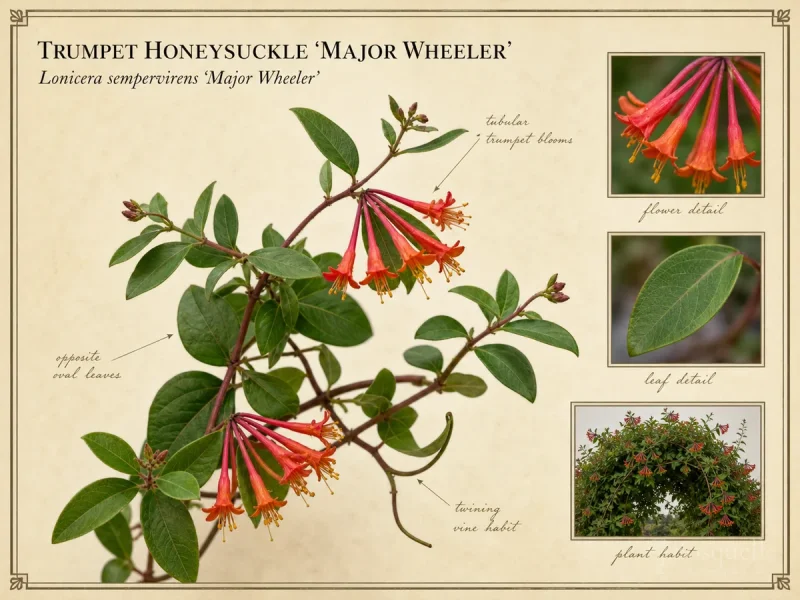 Trumpet Honeysuckle 'Major Wheeler'