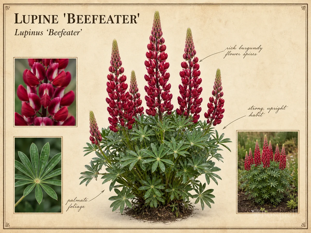 Lupine ‘Beefeater’ (Lupinus ‘Beefeater’)