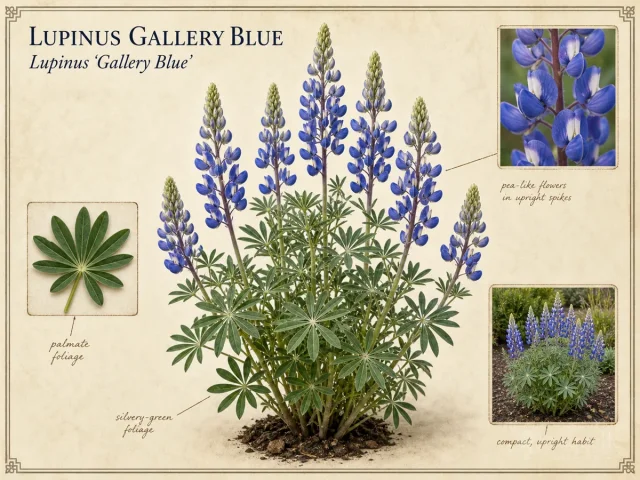 Lupinus Gallery Blue (Lupinus ‘Gallery Blue’)