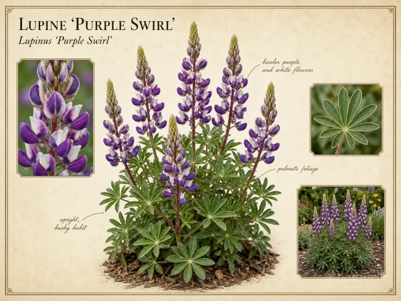 Lupine ‘Purple Swirl’ (Lupinus ‘Purple Swirl’)